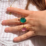 AFTHONIA-Mymosaa_bijoux_de_Mediterranee_bague_verte_argent_or_24K_porte