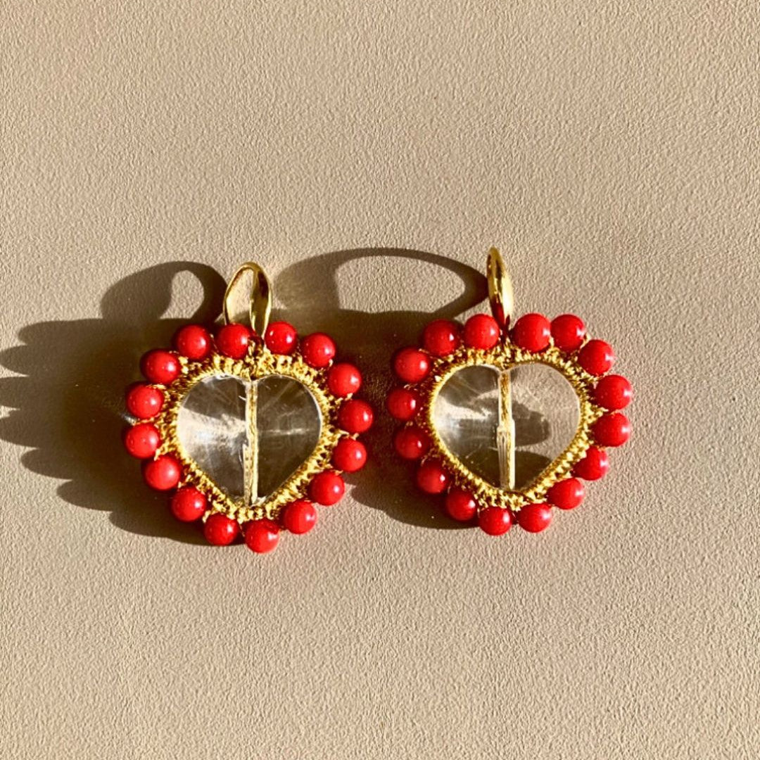 DANAE_Intense_boucles_d_oreille_en_cristal_et__perles_de_corail_rouge