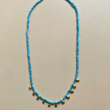 Iliana_collier_artisanale_perles_turquoise_petales_argent_925_or_24K